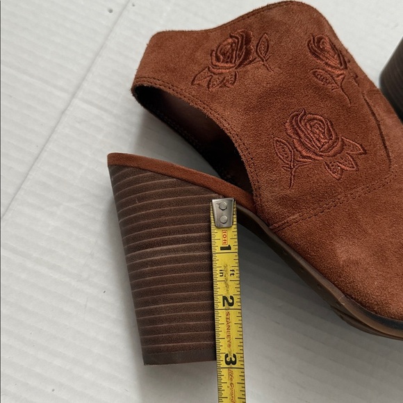 Lucky Brand - Listana Floral Booties - Maroon Brown - Size 10 - Gently Used!! - Picture 8 of 9